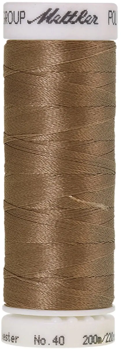 Amann Mettler Polysheen Borduurgaren 722 - Bruin - 200m
