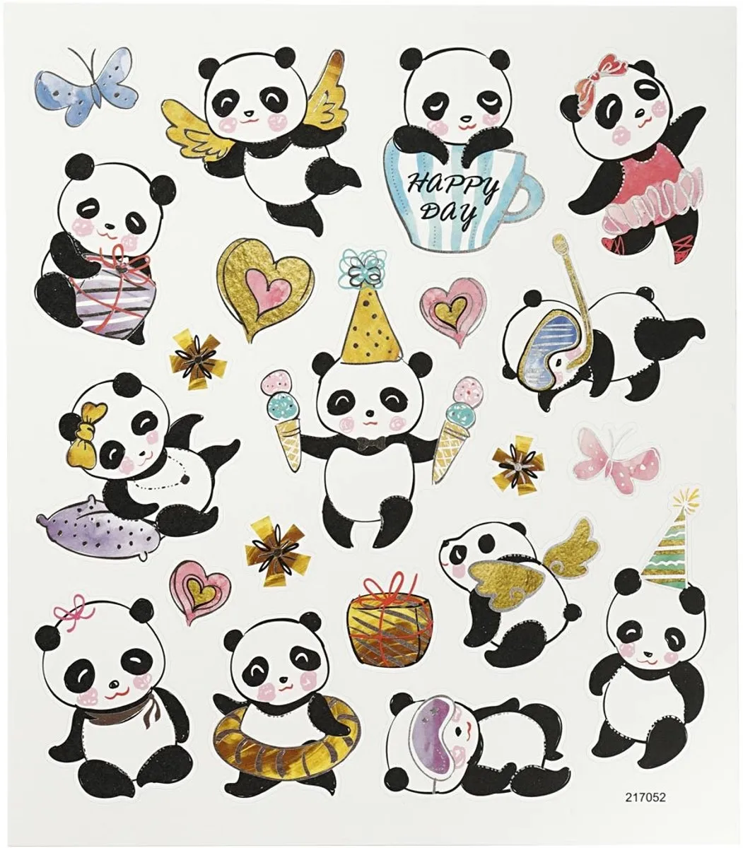 Creativ Company Panda Stickers