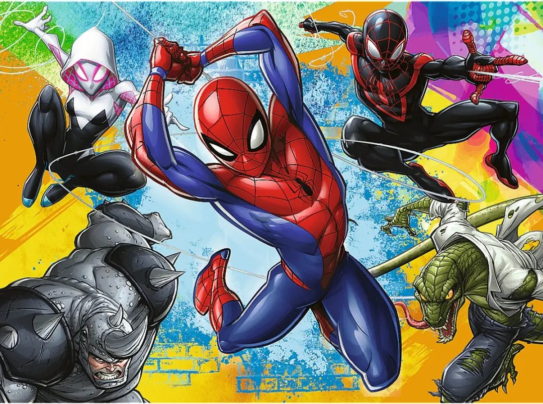 Trefl Spider-Man Legpuzzel 30 Stuks - 27x20cm - Veelkleurig