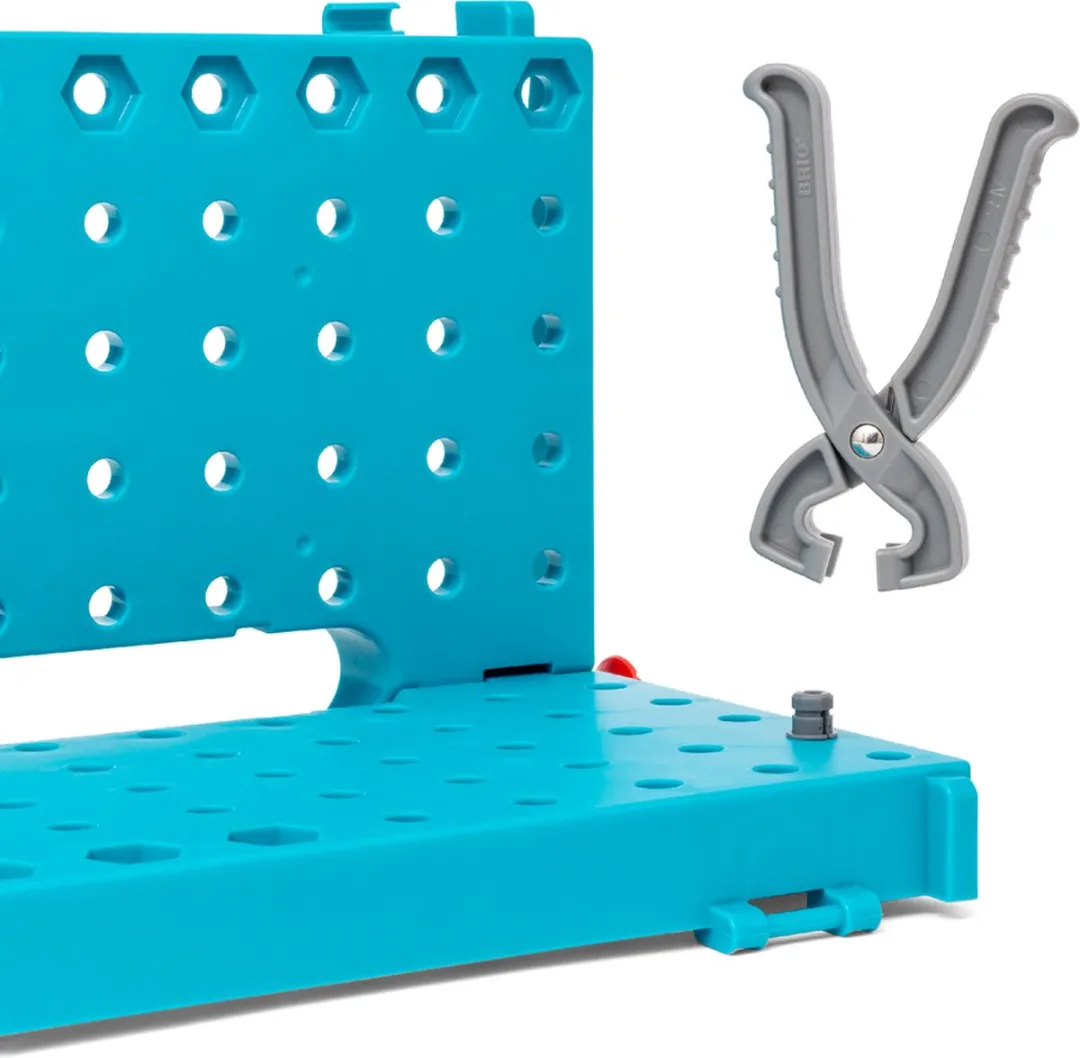 BRIO Builder Werkbank 34596 - Speelgoedgereedschapsset 59-delig - Multicolor