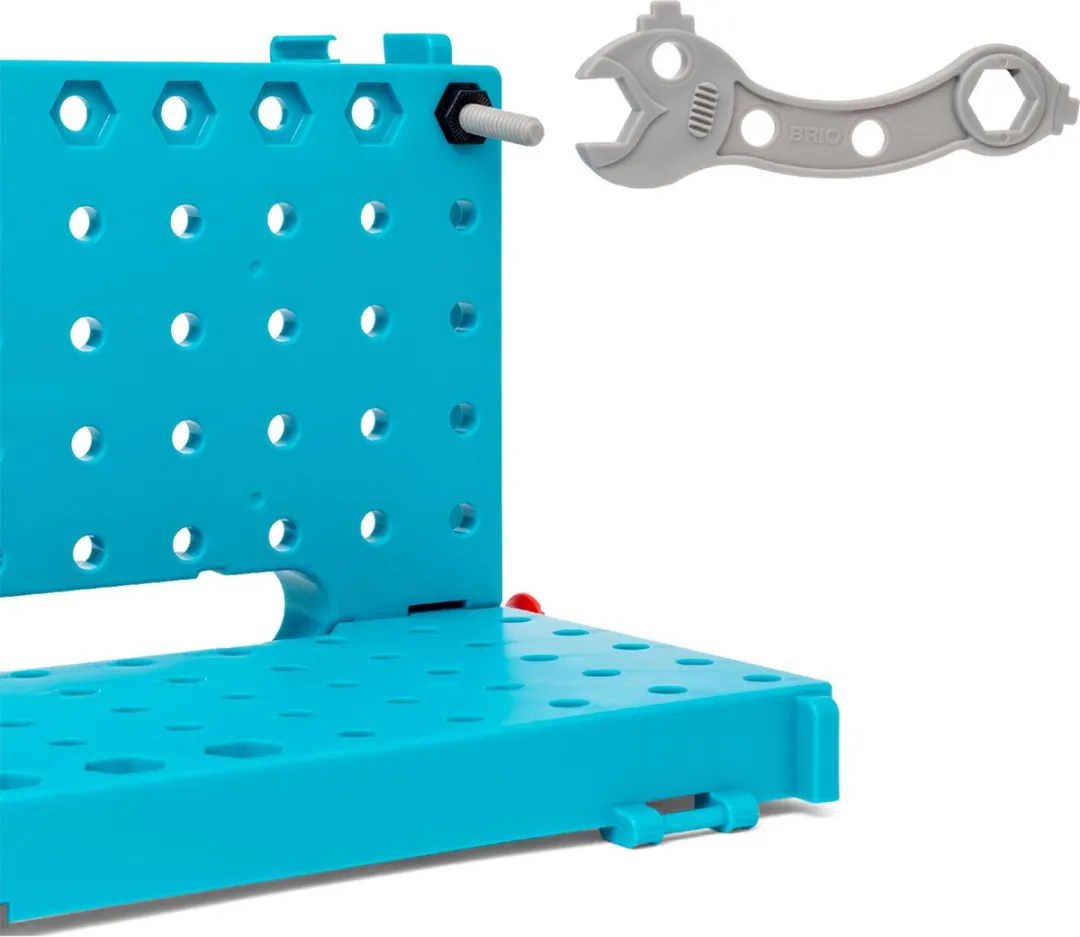 BRIO Builder Werkbank 34596 - Speelgoedgereedschapsset 59-delig - Multicolor