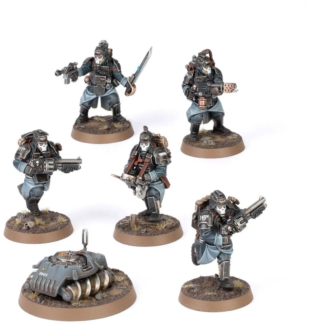 Games Workshop Warhammer 40K Astra Militarum Krieg Combat Engineers 109 Onderdelen