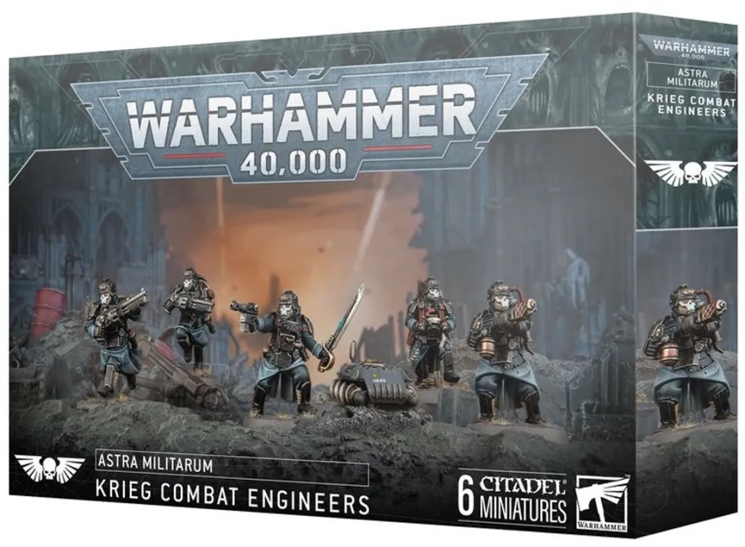 Games Workshop Warhammer 40K Astra Militarum Krieg Combat Engineers 109 Onderdel