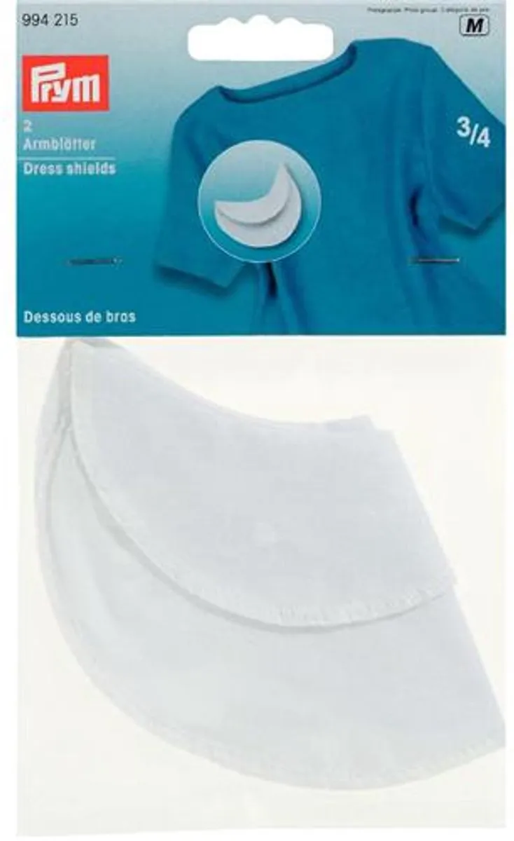 Prym Sous-bras Gr. 3/4 Zwart - 2 Stuks