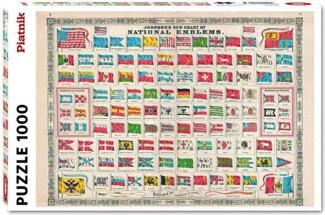 Piatnik National Emblems Legpuzzel 1000 Stuks