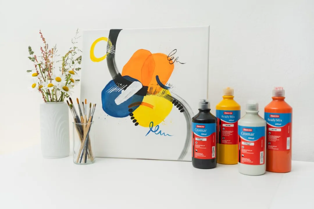 Eberhard Faber Aristo Acrylverf 500ml - Bladgroen