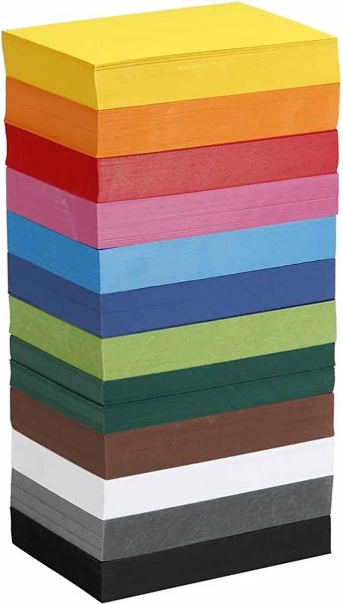 Colortime Gekleurd Karton A6 Multicolor