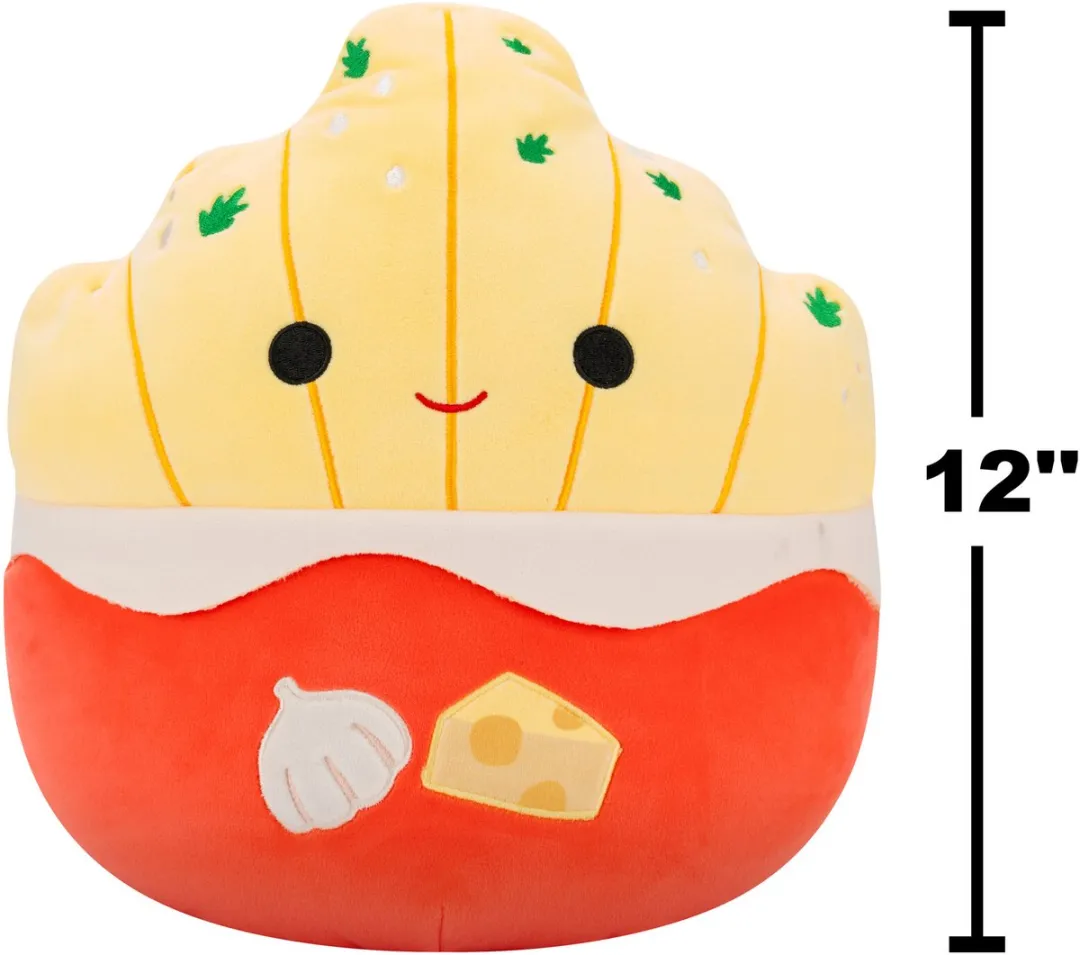 Squishmallows Brendan Garlic Parmesan Fries 30cm - Geel/Rood/Groen/Wit