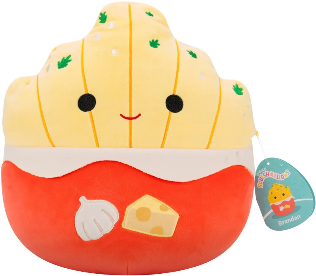 Squishmallows Brendan Garlic Parmesan Fries 30cm - Geel/Rood/Groen/Wit