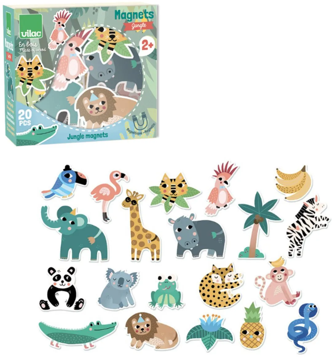 Vilac Michelle Carlslund Jungle Magneten 20 Stuks - VI8546