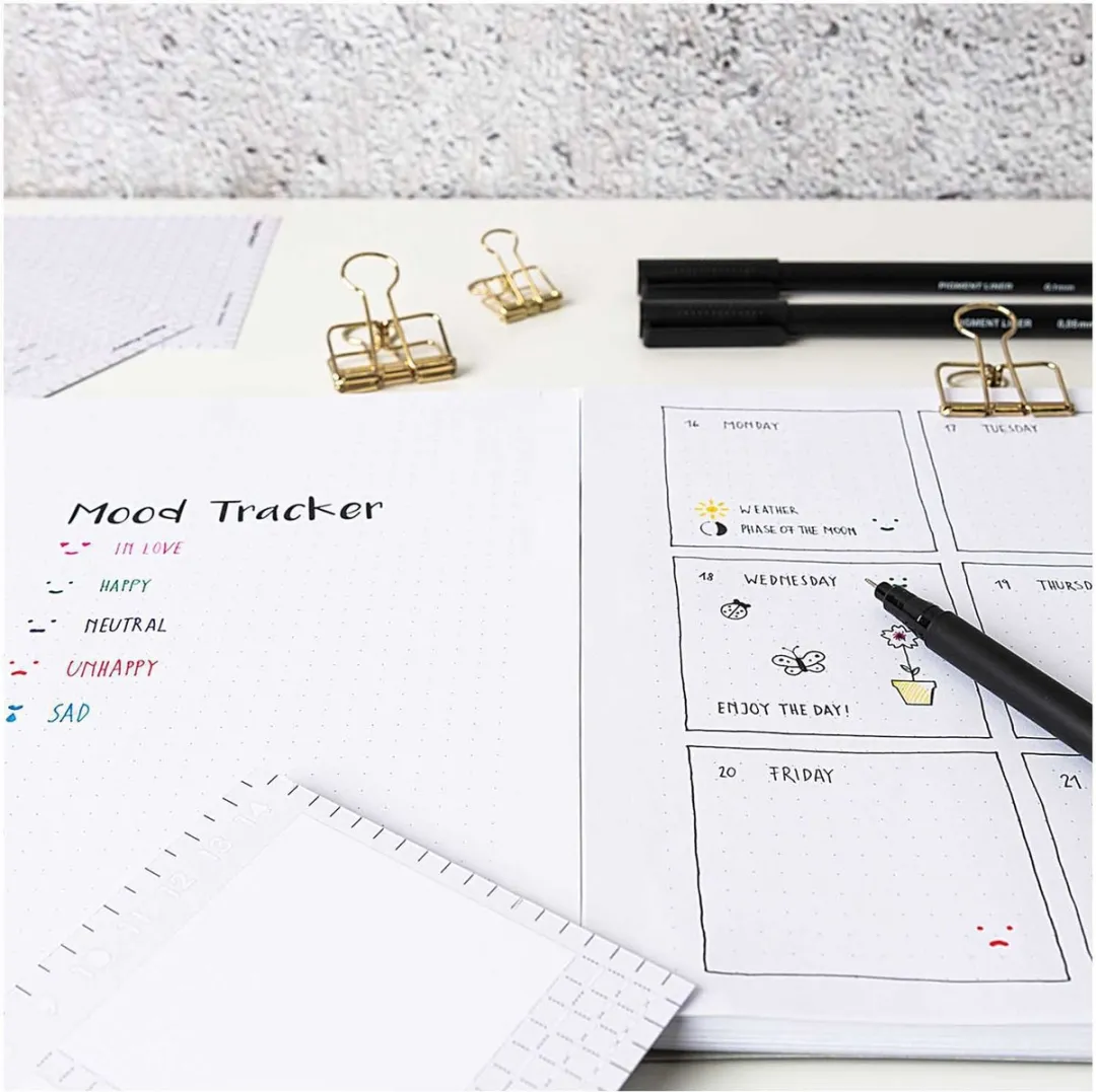 Rico Design Paper Poetry Dagboek Sjabloon 9,5x15cm