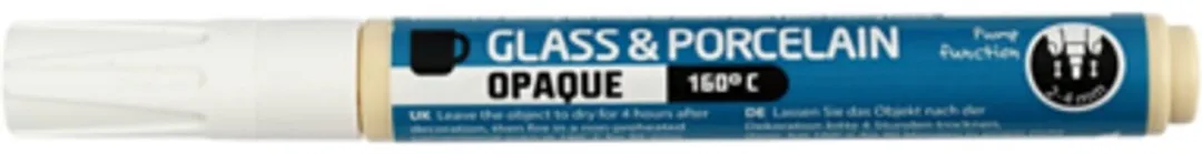 Creativ Company Glas- en Porseleinstift Dekkend Wit