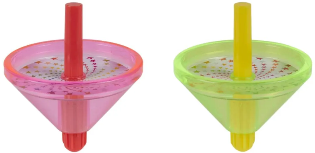 Eddy Toys Draaitol Speelgoed - 2 Stuks - Meerkleurig