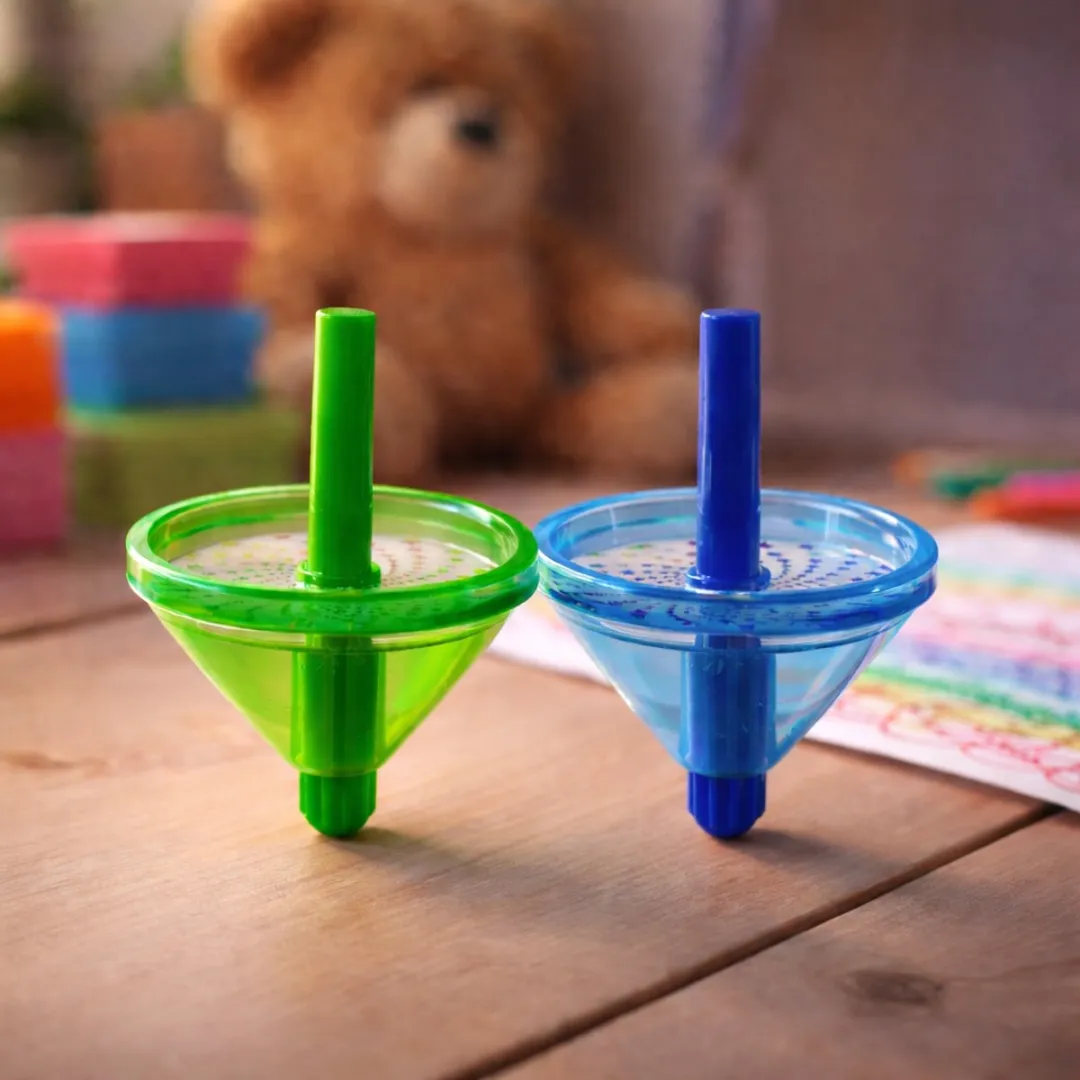 Eddy Toys Draaitol Speelgoed - 2 Stuks - Meerkleurig