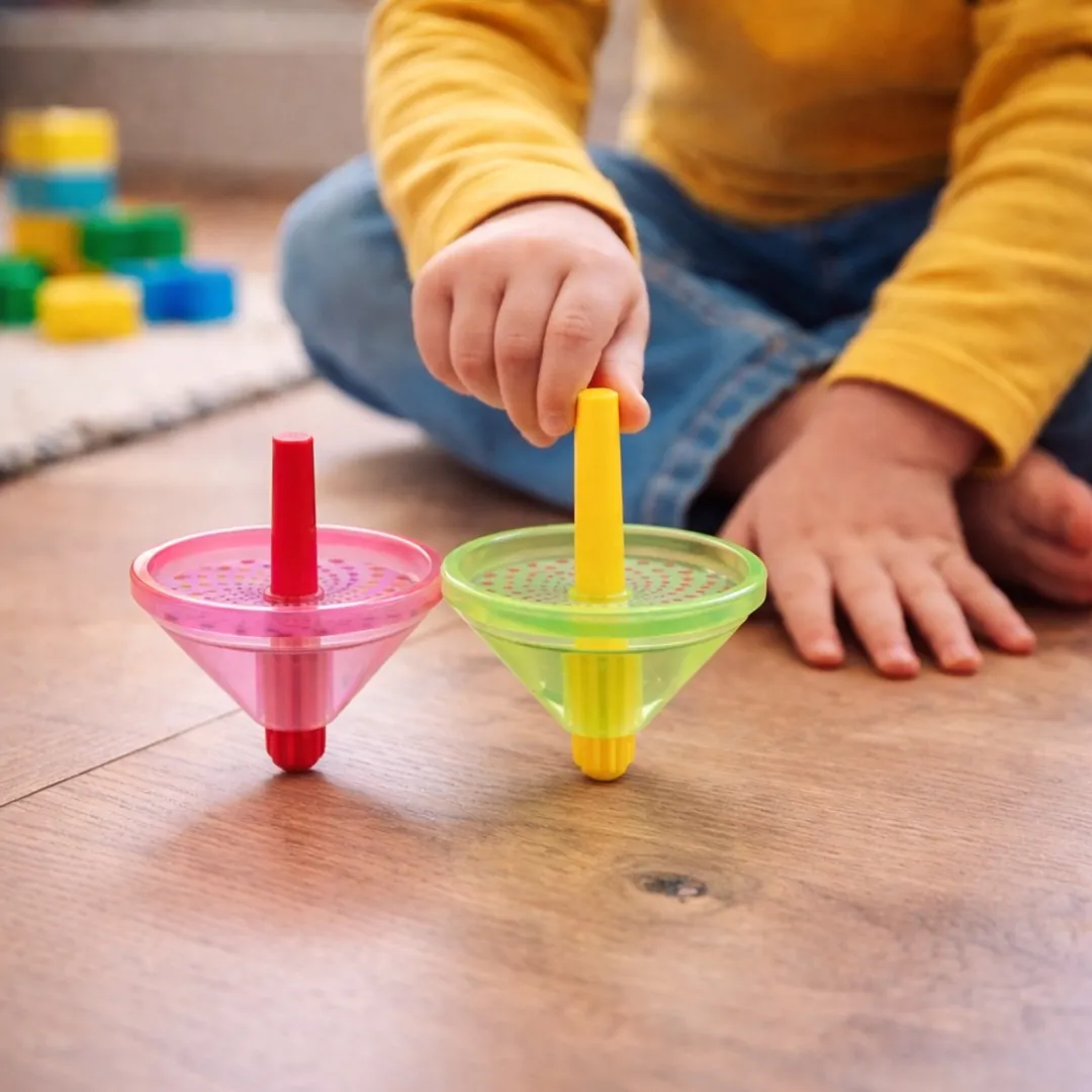 Eddy Toys Draaitol Speelgoed - 2 Stuks - Meerkleurig