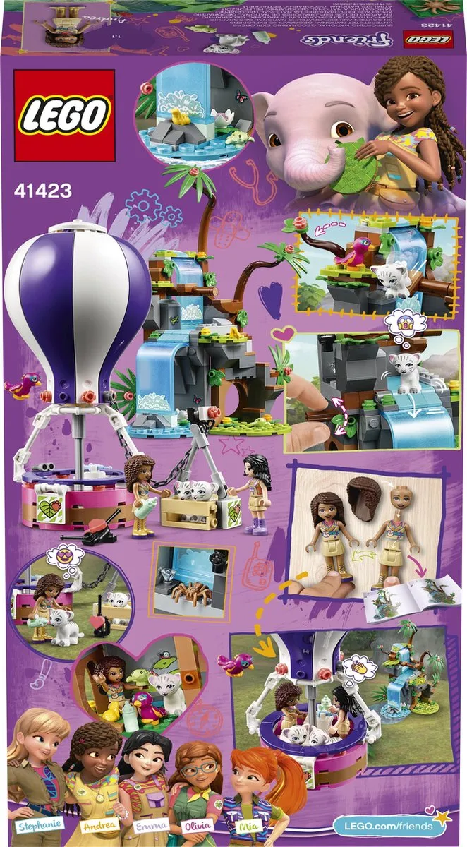 LEGO Friends Tijger Reddingsactie 41423 - 294 Stukken - afbeelding 6 van 6