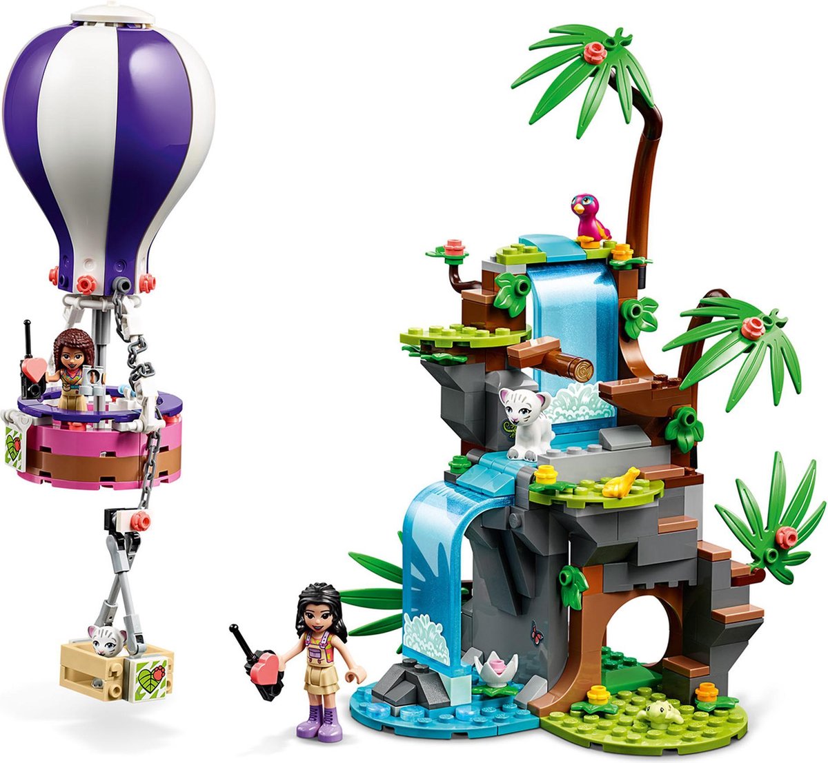 LEGO Friends Tijger Reddingsactie met Luchtballon in Jungle - 41423