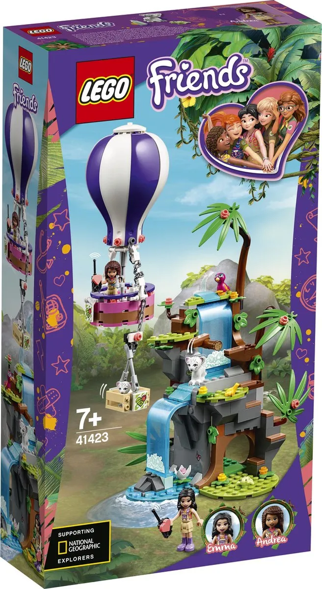 LEGO Friends Tijger Reddingsactie 41423
