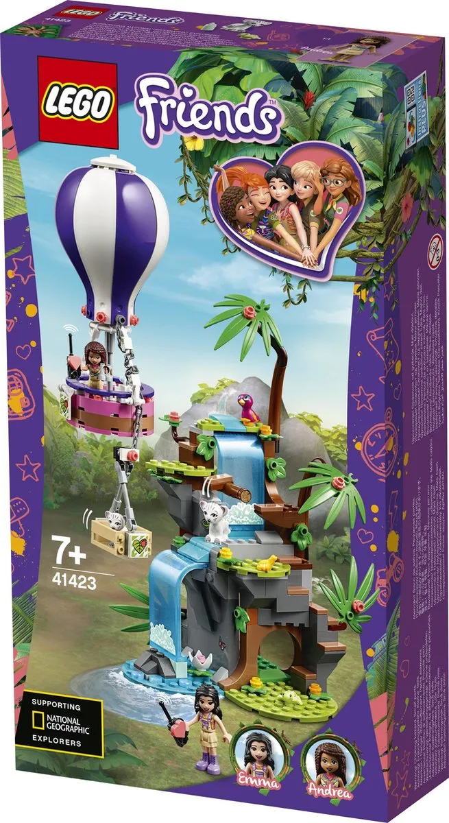 LEGO Friends Tijger Reddingsactie 41423 - 294 Stukken
