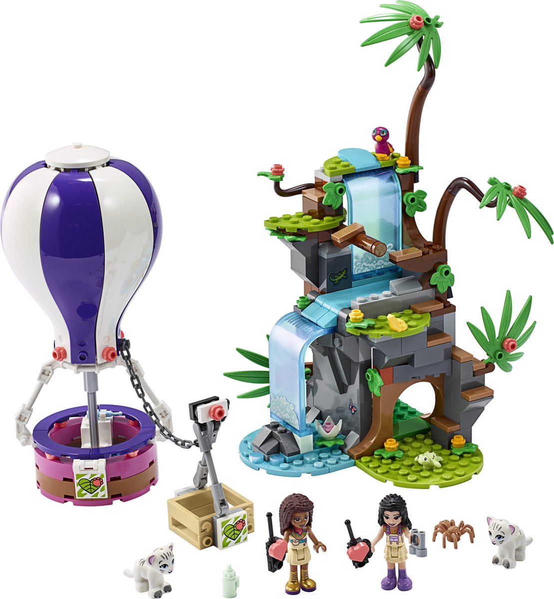 LEGO Friends Tijger Reddingsactie met Luchtballon in Jungle - 41423