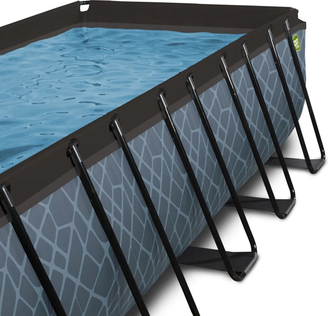 EXIT Stone Zwembad 540x250x122cm - 13.465L Grijs - afbeelding 6 van 6