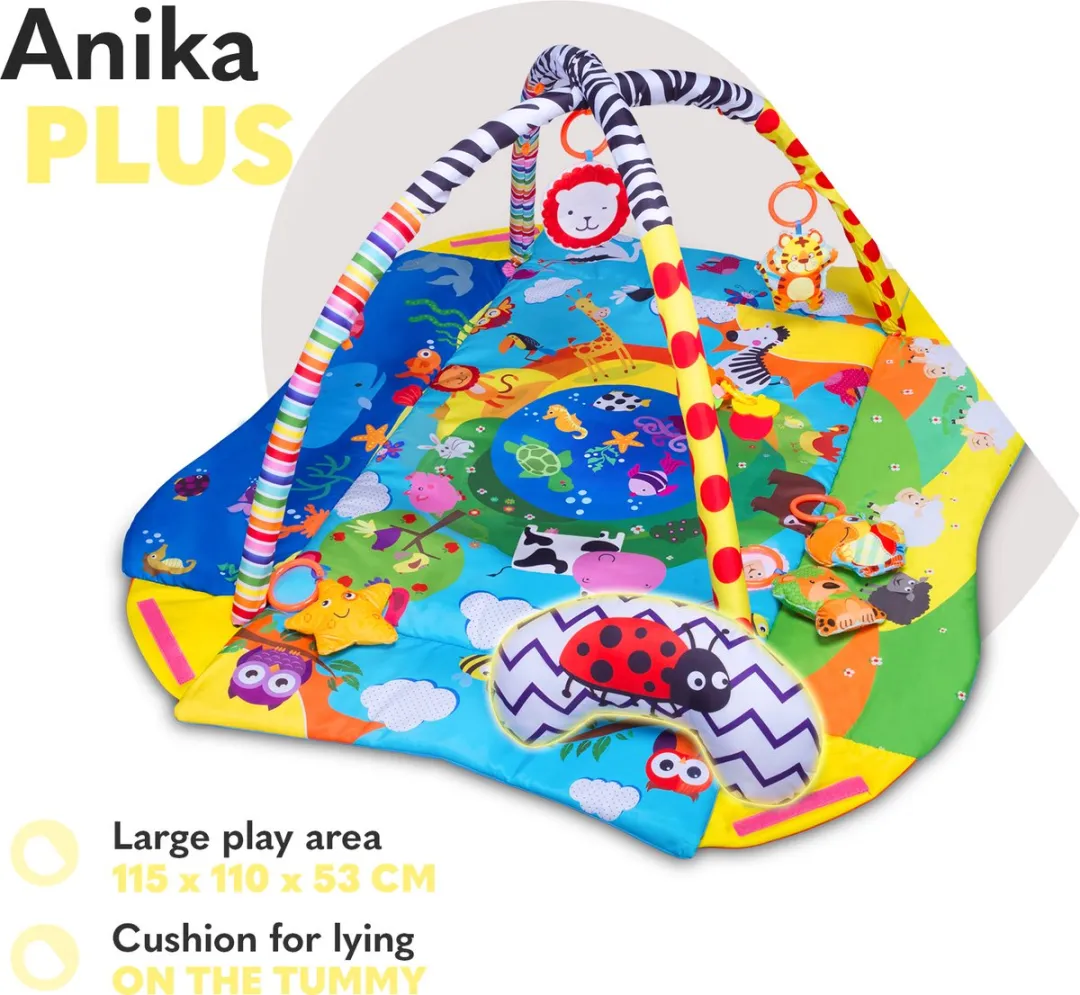 Lionelo Anika Plus Babygym & Speelkleed 115x110cm - Multicolor