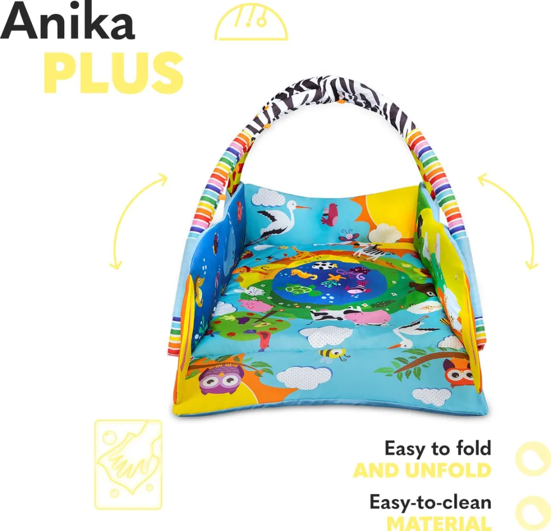 Lionelo Anika Plus Babygym & Speelkleed 115x110cm - Multicolor