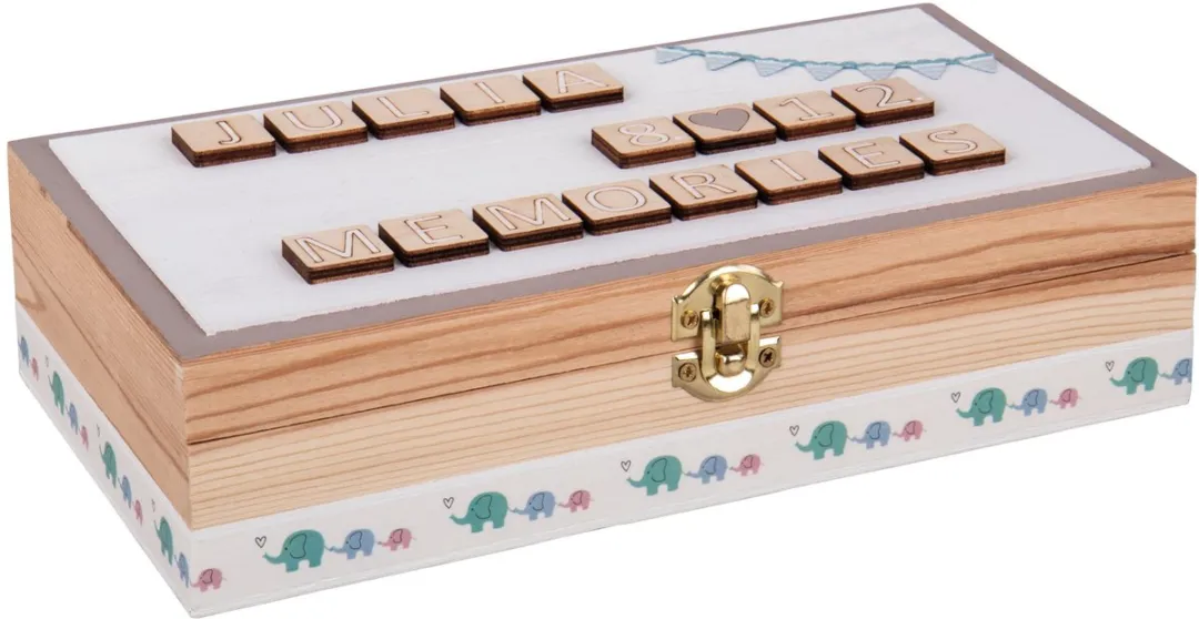Rayher Houten Kistje 4x - 25x14x6cm Lichtbruin