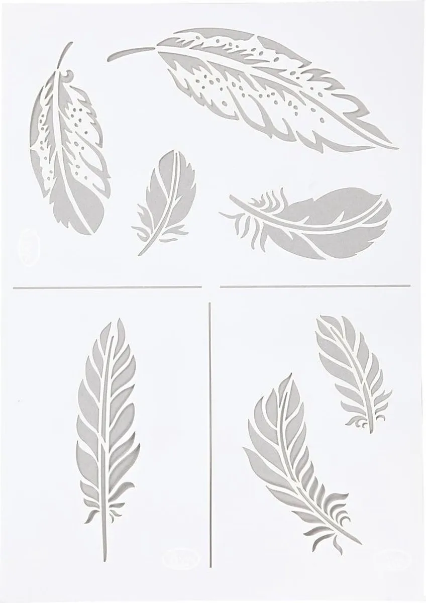 Viva Decor Veren Sjabloon A4 - 210x297mm