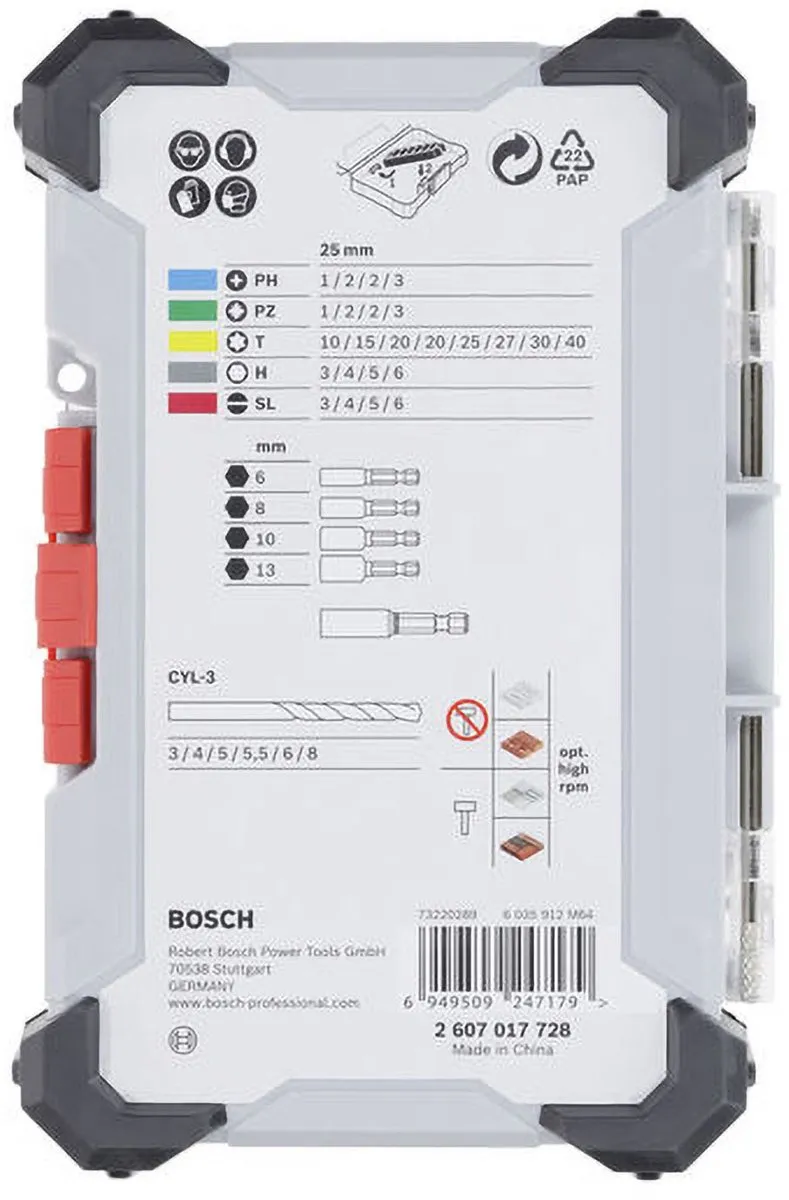 Bosch Schroevendraaierbits & Boren Set 35 Stuks - Hout