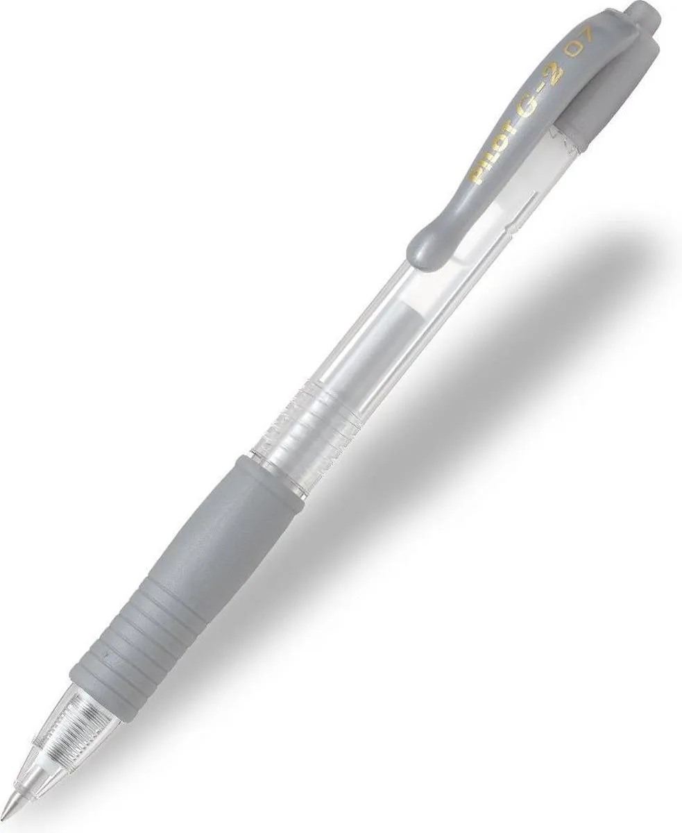 Pilot G-2 Metallic Zilver 0.7mm