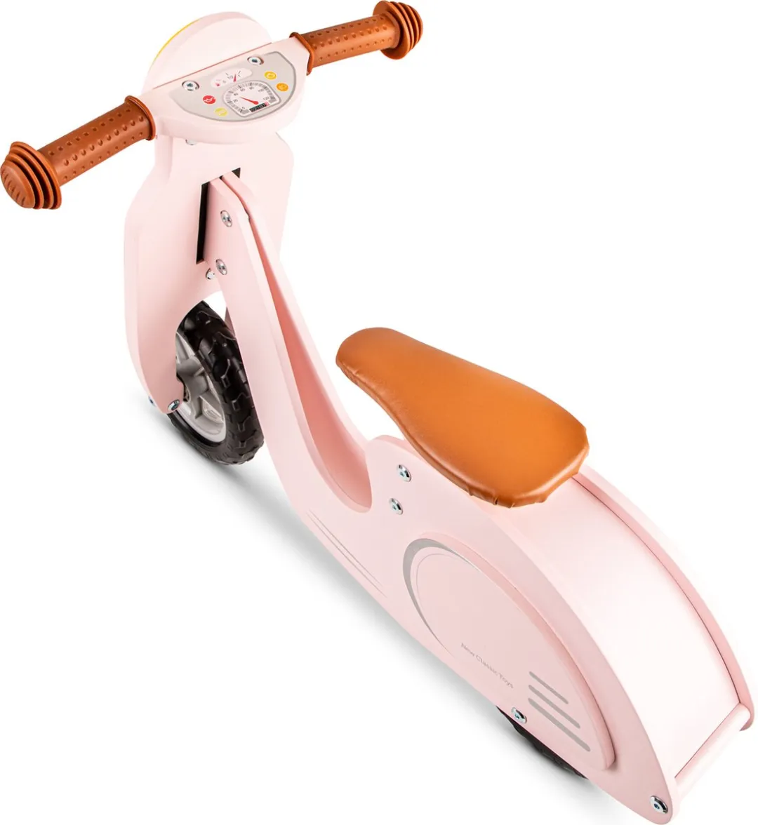 New Classic Toys Houten Loopfiets Roze - Zithoogte 33cm - afbeelding 6 van 6