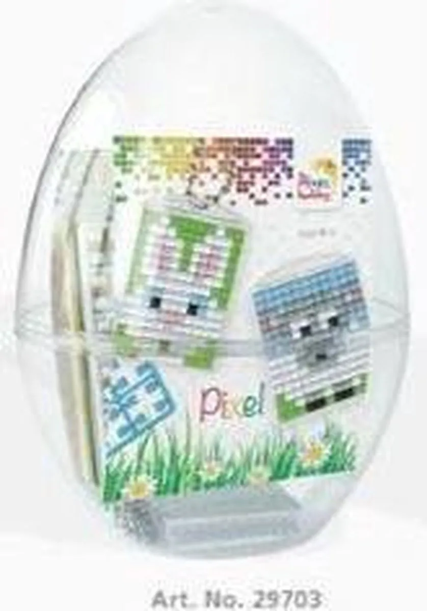 Pixelhobby Paasei 2 Medaillons