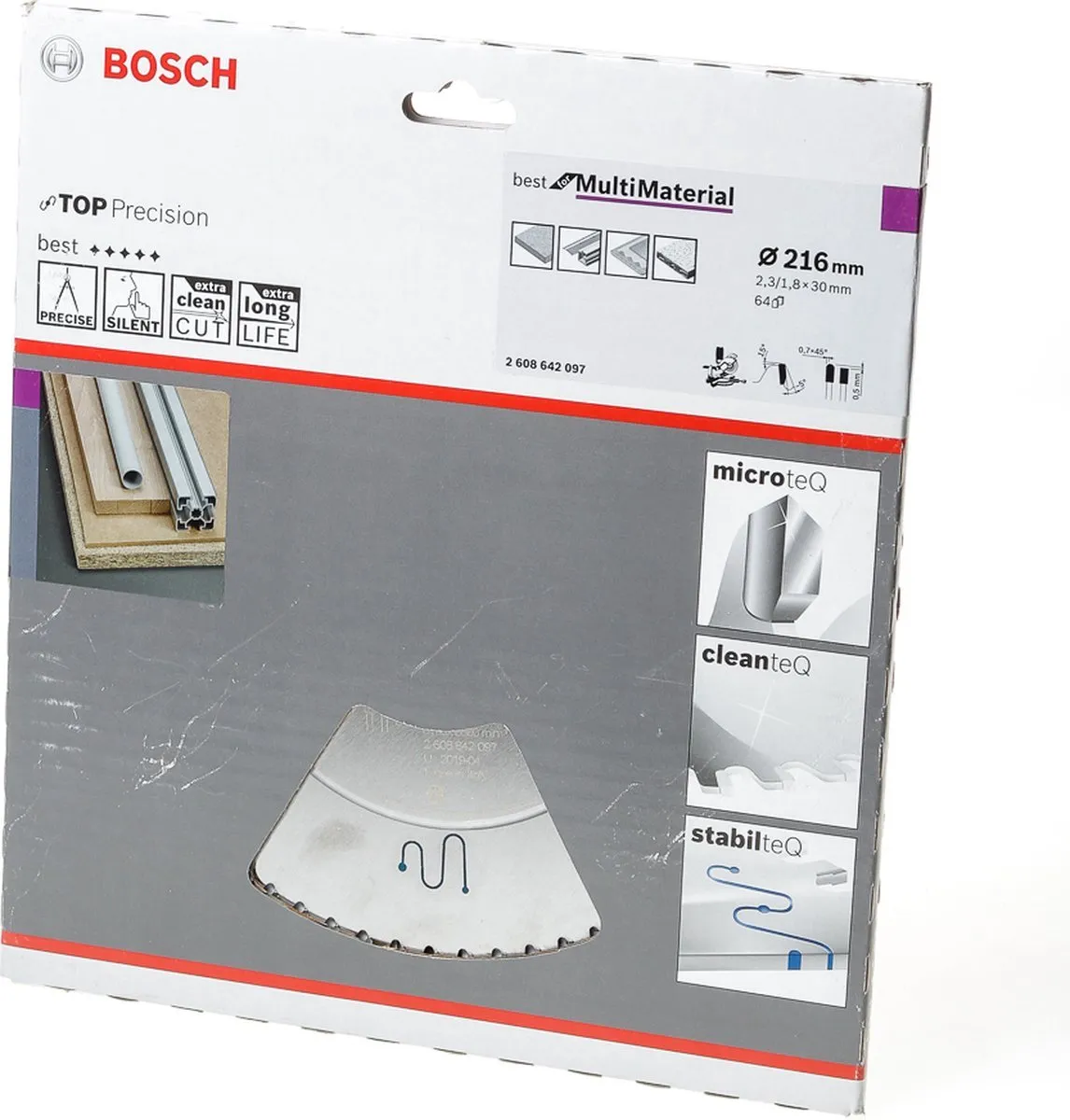 Bosch Professional Top Precision Zaagblad 216mm 64 Tanden - Multimateriaal