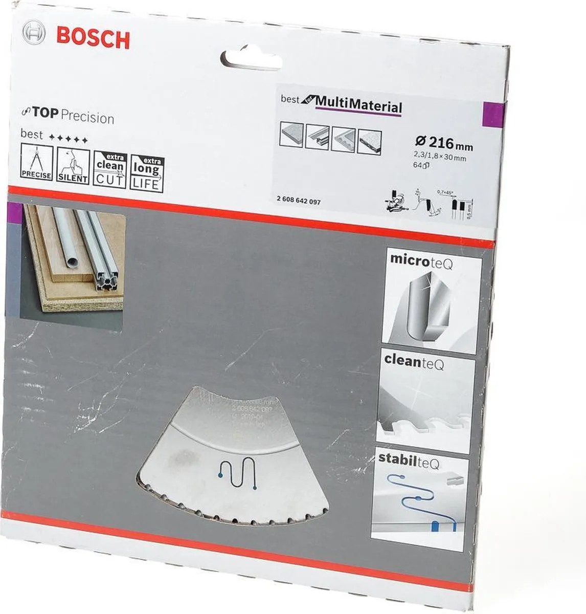 Bosch Professional Top Precision Zaagblad 216mm 64 Tanden - Multimateriaal