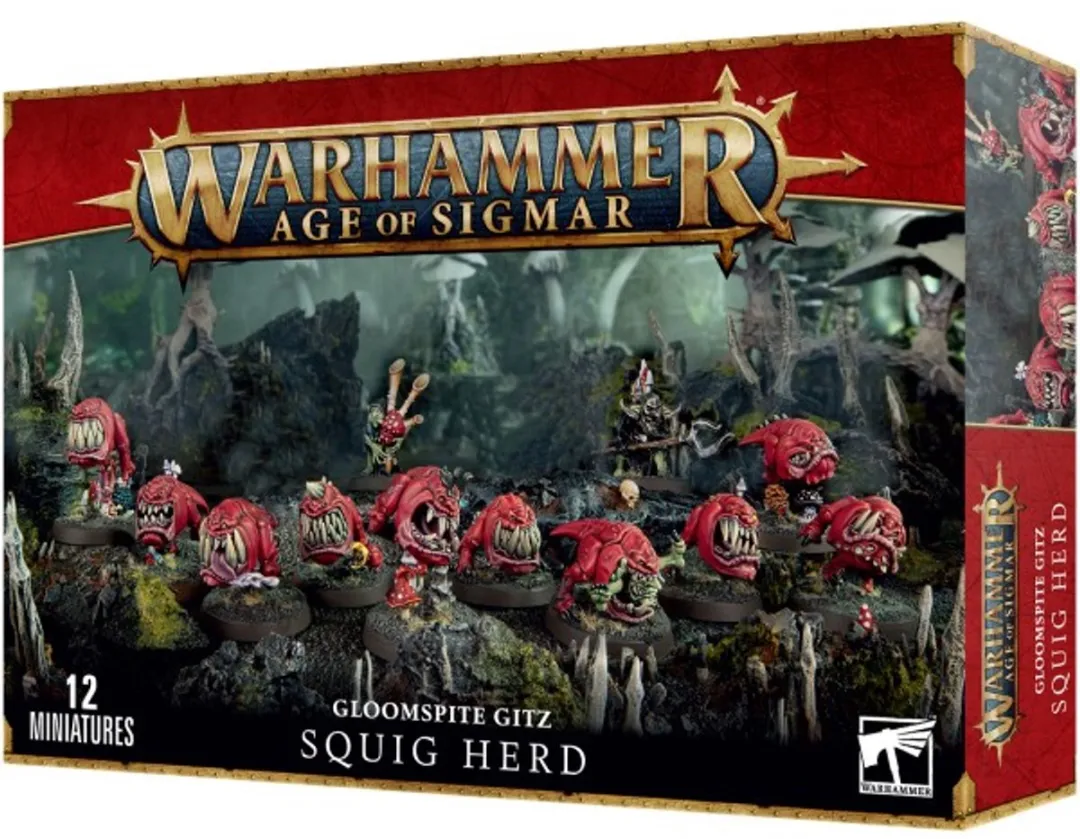Warhammer Age of Sigmar Gloomspite Gitz Squig Herd 89-48