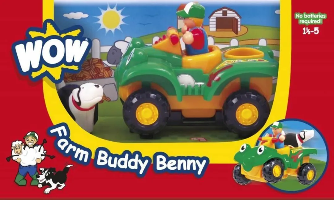 WOW Toys Farm Buddy Benny Trekker - Multicolor - afbeelding 6 van 6