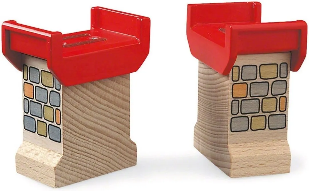 BRIO Spoorbrug Pijlers Bouwset 33254