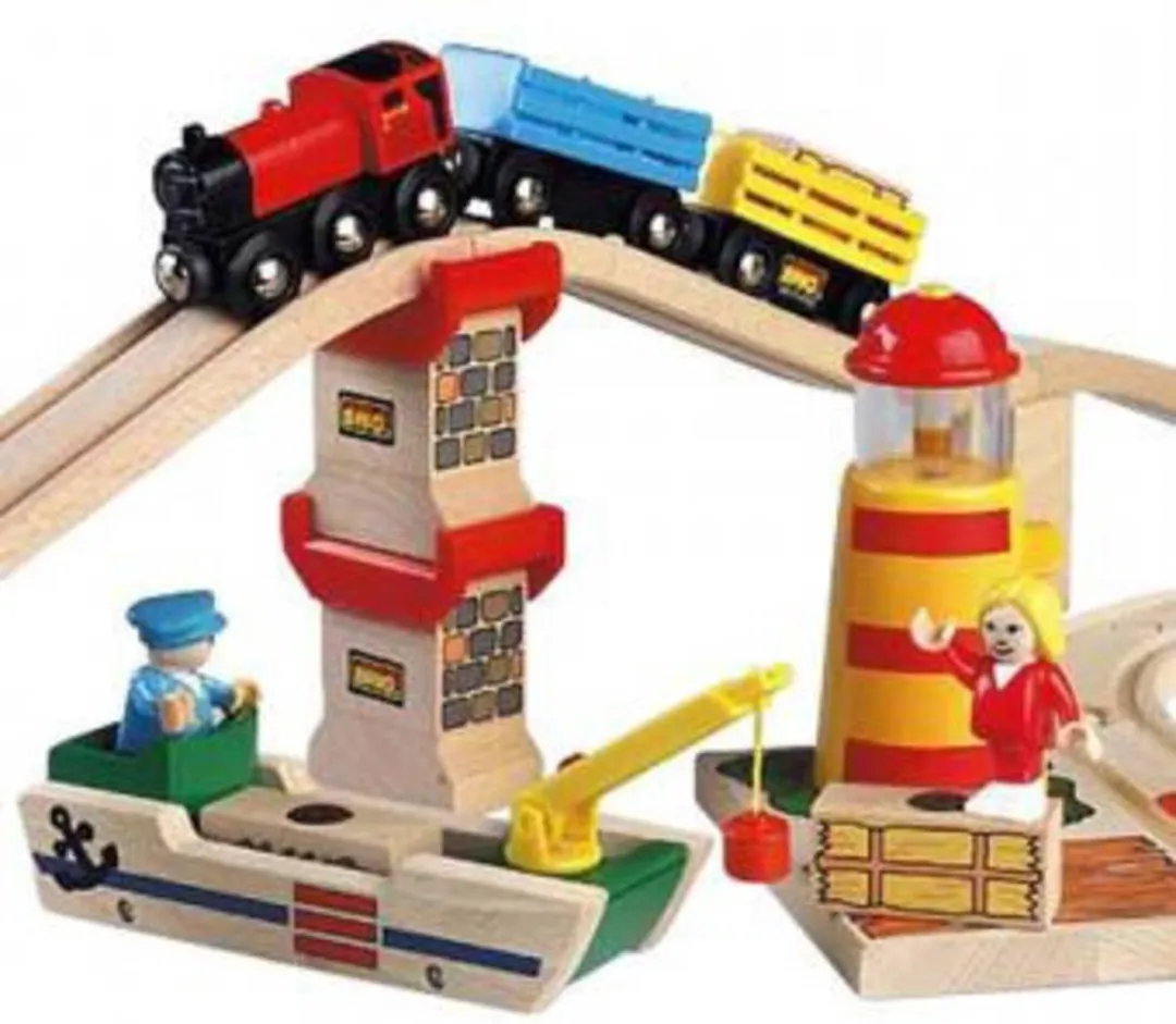 BRIO Spoorbrug Pijlers Bouwset 33254