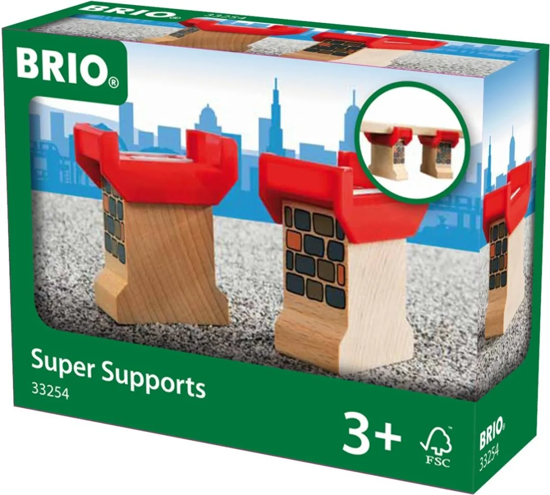 BRIO Spoorbrug Pijlers Bouwset 33254