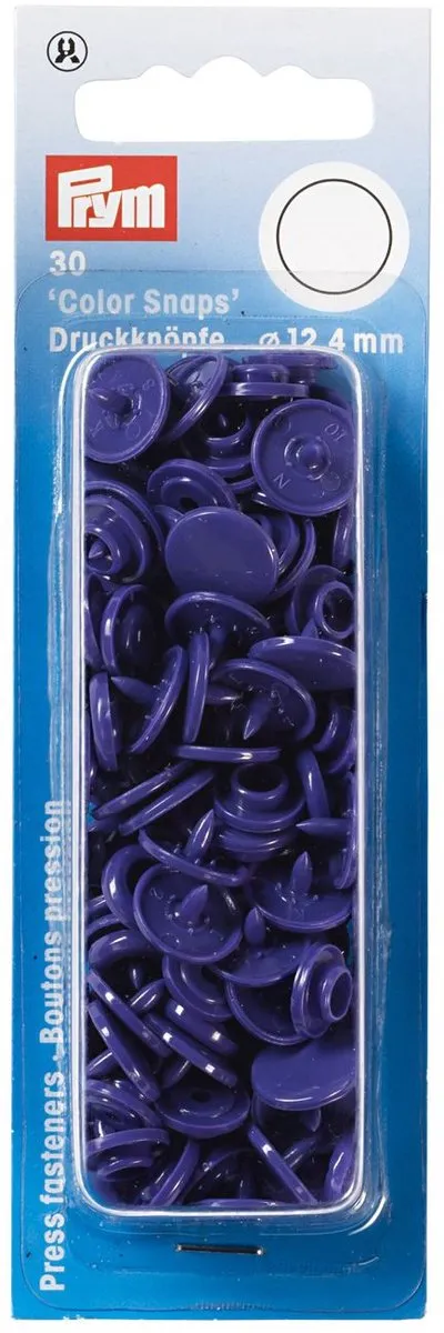 Prym Color Snap 393 134 - 12,4mm - 30 Stuks - Donker Paars