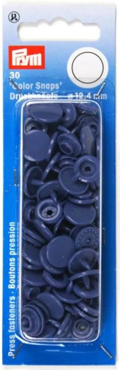 Prym Color Snap 393 134 - 12,4mm - 30 Stuks - Donker Paars