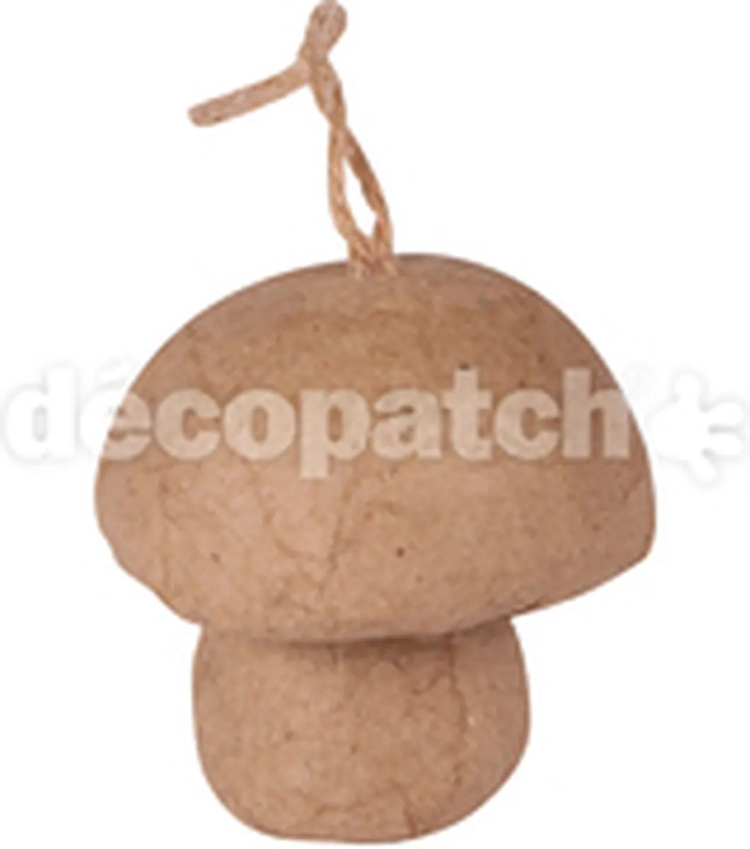 Decopatch Kerstmis Paddenstoel Hanger 6cm