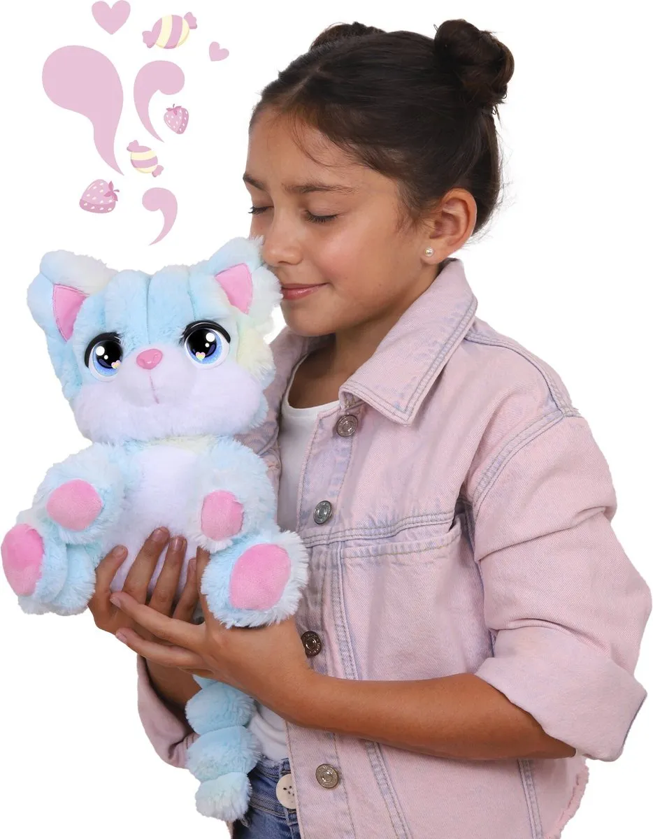 Cotton Cuties Kitty - Geurende suikerspin knuffel 30 cm