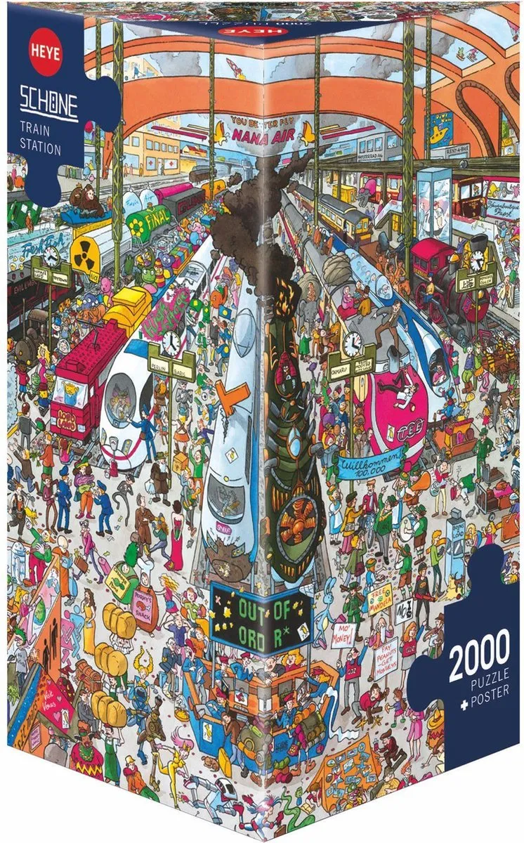Heye Train Station Legpuzzel 2000 Stuks