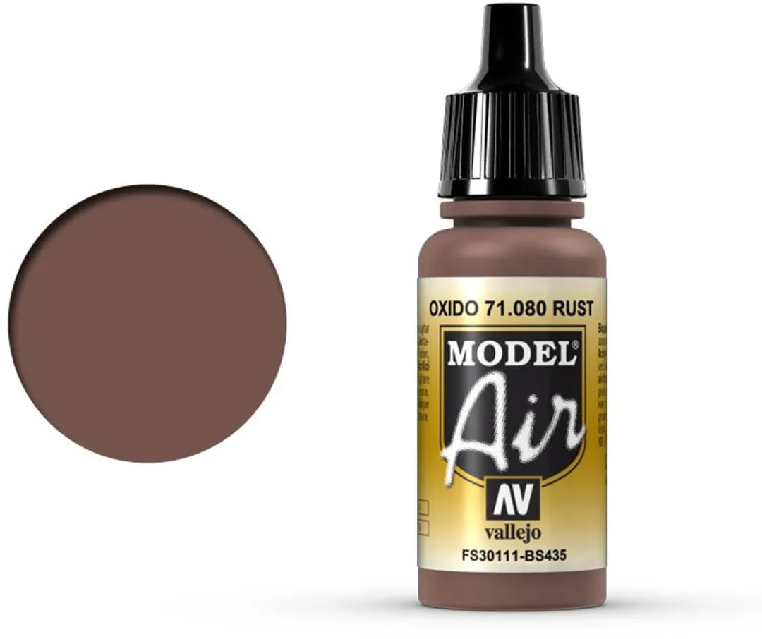Vallejo Model Air Rust Acrylverf 17ml