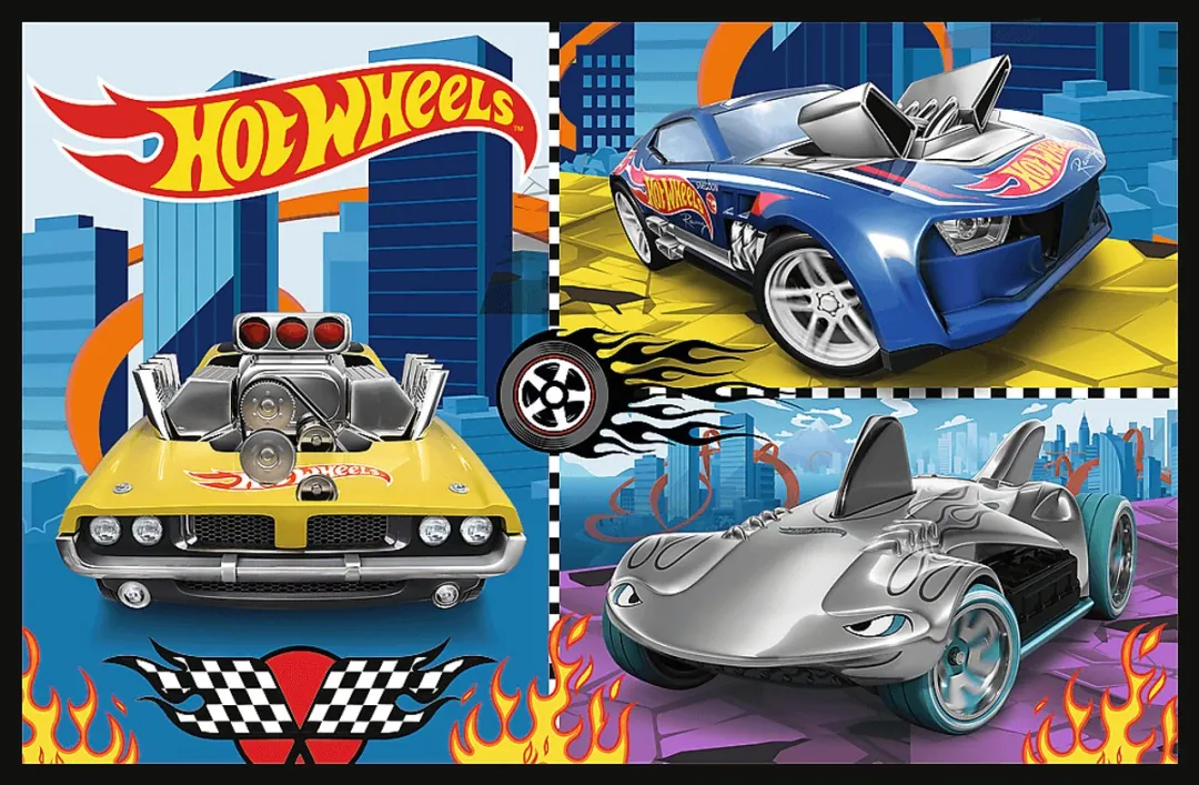 Trefl Hot Wheels FSC Mix 2x70 Voertuigen - 140 Stuks