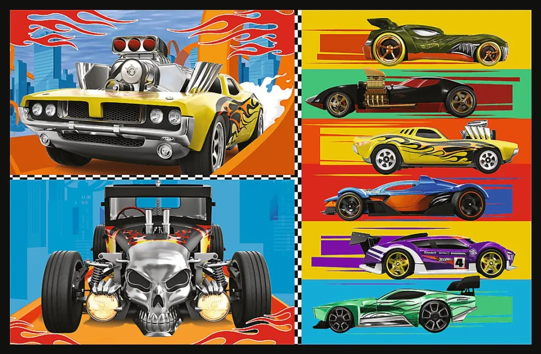 Trefl Hot Wheels FSC Mix 2x70 Voertuigen - 140 Stuks