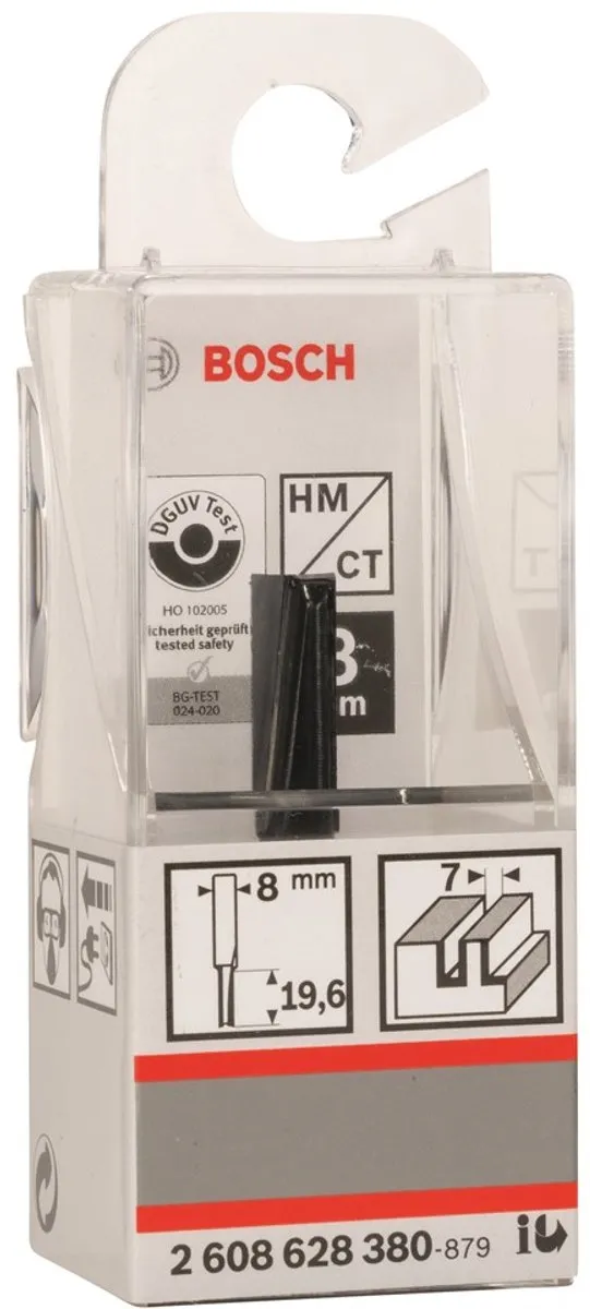 Bosch Vingerfrezen 8x7x20mm - Hout - afbeelding 6 van 6