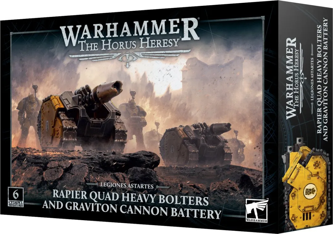 Warhammer The Horus Heresy Legiones Astartes Rapier Quad Heavy Bolters & Gravito